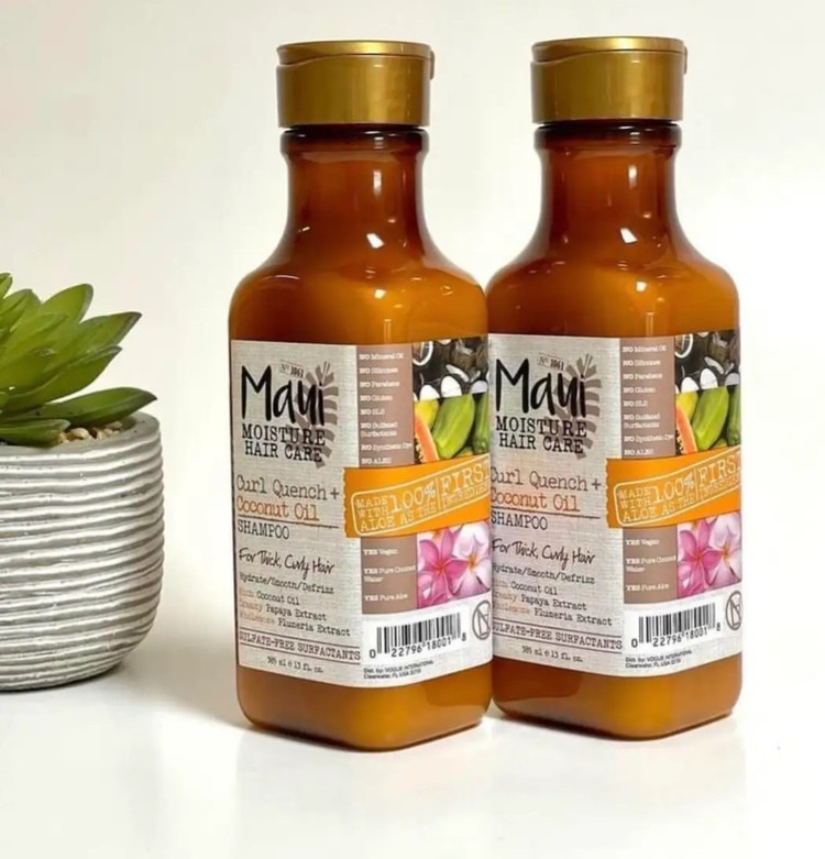 شامپو آبرسان و ضدوز موهای ضخیم و فر روغن نارگیل مائوئی مویسچر Maui Coconut Oil