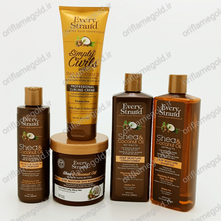 شامپو مرطوب کننده عمیق شی و روغن نارگیل اوری استرند اورجینال