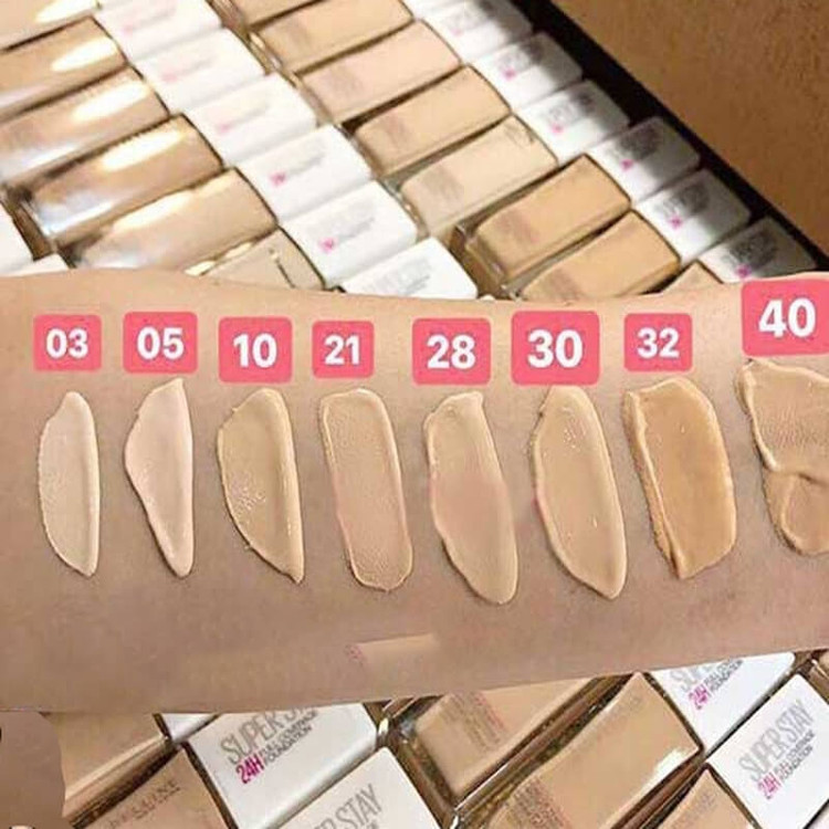 کرم پودر 30 ساعته میبلین مدل سوپر استی اورجینال کد 21