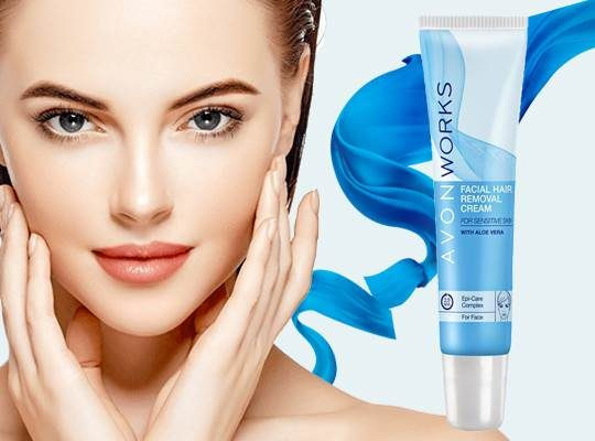 کرم موبر صورت آون AVON مناسب پوست حساس حاوی آلوئه ورا و بدون عطر حجم 15 میل اورجینال