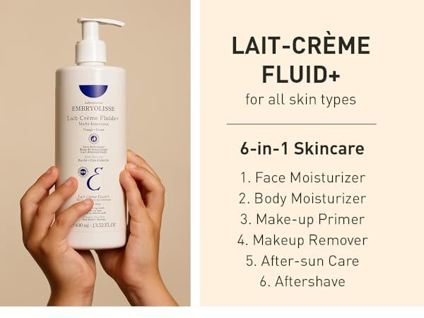 لوشن مرطوبکننده امبریولیس مدل Lait-Crème Fluide حجم 400 میل