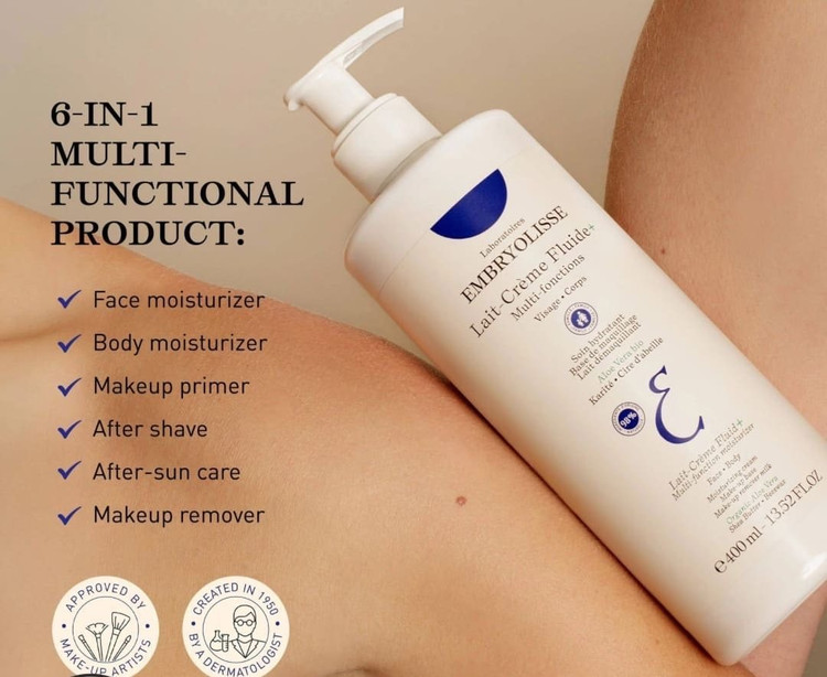 لوشن مرطوبکننده امبریولیس مدل Lait-Crème Fluide حجم 400 میل