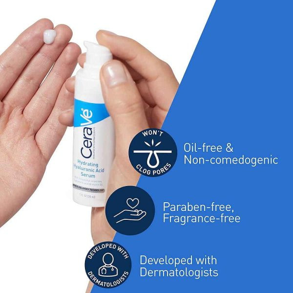 سرم آبرسان هیالورونیک اسید سراوی (Hyaluronic Acid) اورجینال امریکایی
