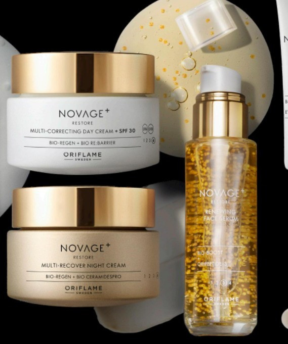 ست ۳ عددی محصولات تایم ریستور نوایج پلاس اوریفلیم اورجینال Oriflame
