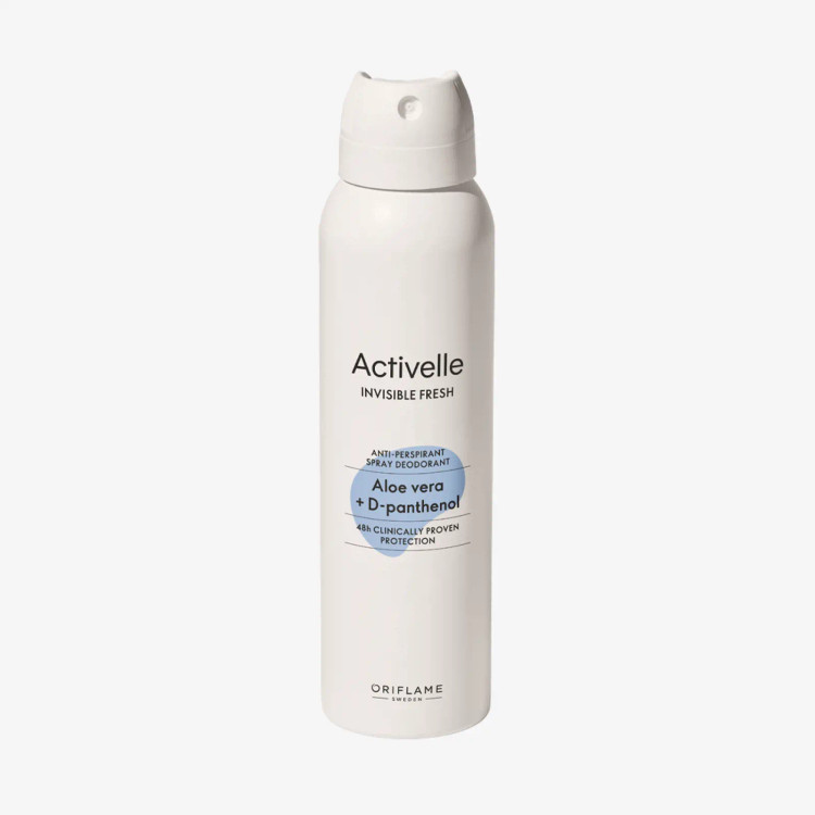اسپری دئودورانت ضد تعریق اکتیول مدل Invisible Fresh اورجینال